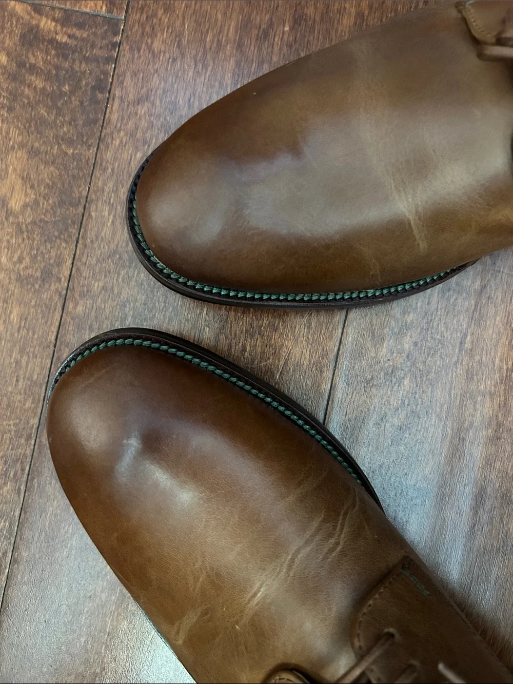 Cole Haan Men’s Brown Leather Derby Oxfords, Smart Classic Shoe, Size 8.5